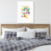 Abstract nr. 592 canvas afdruk (Insitu (Slaapkamer))