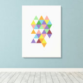 Abstract nr. 592 canvas afdruk (Insitu (Houten vloer))