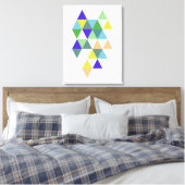 Abstract nr. 594 canvas afdruk (Insitu (Slaapkamer))