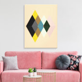 Abstract nr. 709 canvas afdruk (Insitu (Woonkamer))