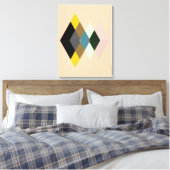 Abstract nr. 709 canvas afdruk (Insitu (Slaapkamer))