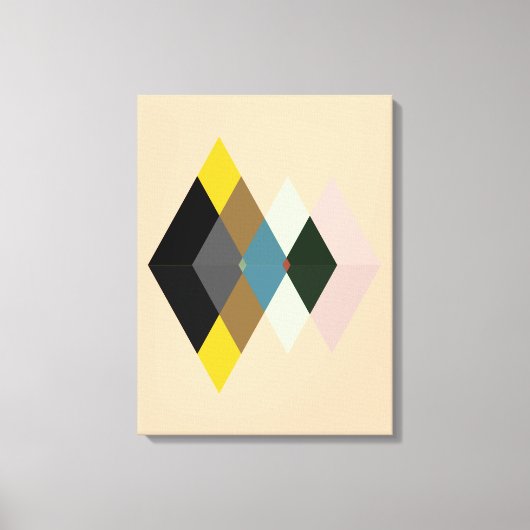 Abstract nr. 709 canvas afdruk (Voorkant)