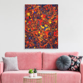 Abstract nr. 725 canvas afdruk (Insitu (Woonkamer))