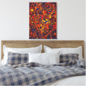 Abstract nr. 725 canvas afdruk (Insitu (Slaapkamer))