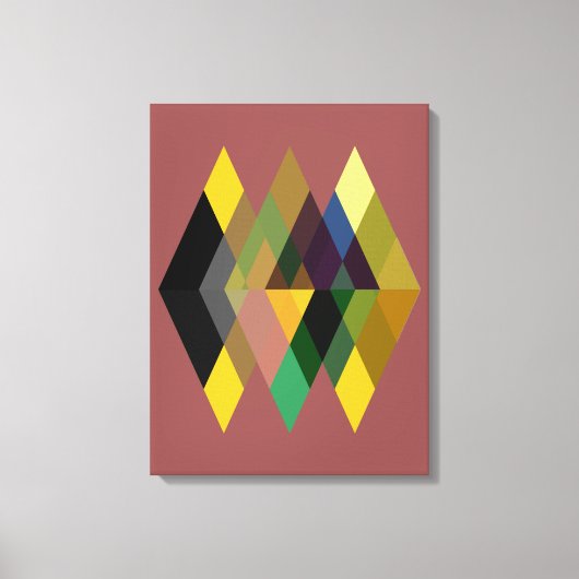 Abstract nr. 726 canvas afdruk (Voorkant)