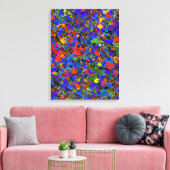Abstract nr. 738 canvas afdruk (Insitu (Woonkamer))