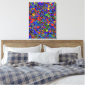 Abstract nr. 738 canvas afdruk (Insitu (Slaapkamer))