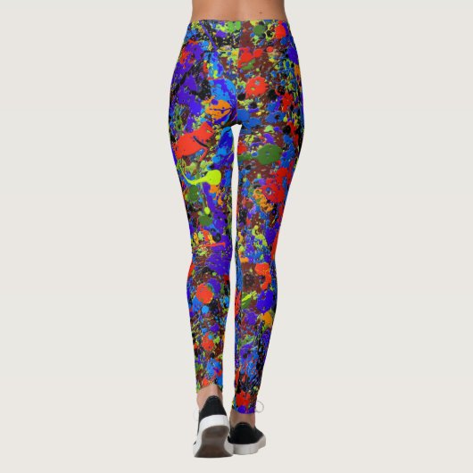 Abstract nr. 738 leggings (Achterkant)