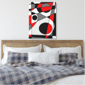 Abstract nr. 73 canvas afdruk (Insitu (Slaapkamer))
