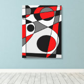 Abstract nr. 73 canvas afdruk (Insitu (Houten vloer))