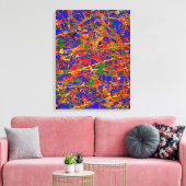 Abstract nr. 741 canvas afdruk (Insitu (Woonkamer))
