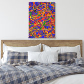 Abstract nr. 741 canvas afdruk (Insitu (Slaapkamer))