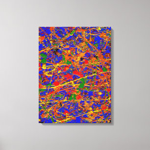 Abstract nr. 741 canvas afdruk