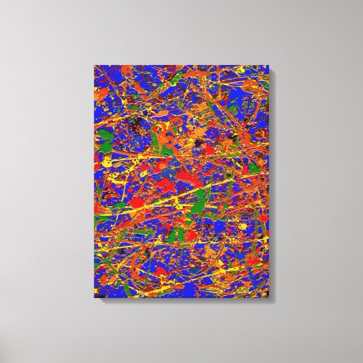 Abstract nr. 741 canvas afdruk (Voorkant)