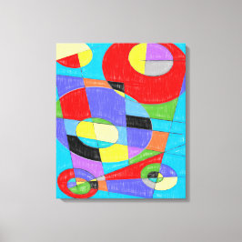 Abstract nr. 750 canvas afdruk