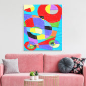 Abstract nr. 750 canvas afdruk (Insitu (Woonkamer))