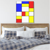 Abstract nr. 756 canvas afdruk (Insitu (Slaapkamer))
