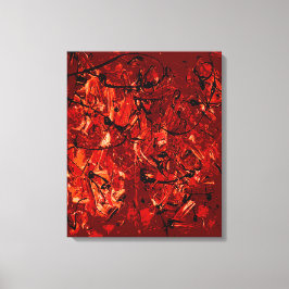 Abstract nr. 757 canvas afdruk