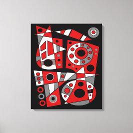 Abstract nr. 946 canvas afdruk