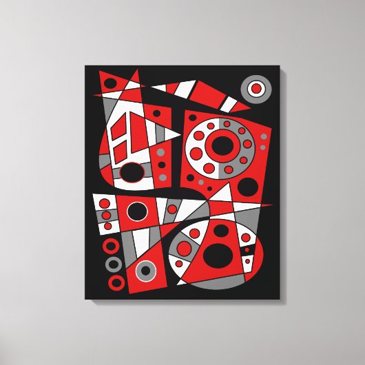 Abstract nr. 946 canvas afdruk (Voorkant)