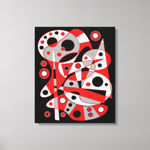 Abstract nr. 961 canvas afdruk