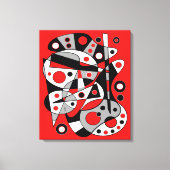 Abstract nr. 962 canvas afdruk (Voorkant)