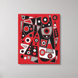 Abstract nr. 971 canvas afdruk