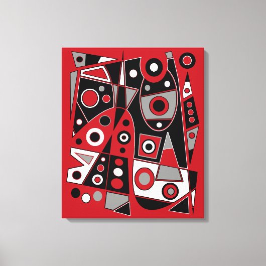 Abstract nr. 971 canvas afdruk (Voorkant)