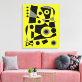 Abstract nr. 972 canvas afdruk (Insitu (Woonkamer))