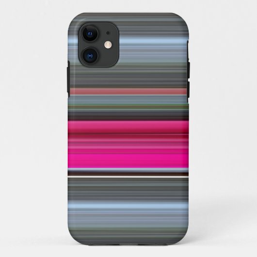 Abstract nummer 1: Cerise en grijs Case-Mate iPhone Case (Achterkant)
