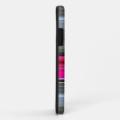 Abstract nummer 1: Cerise en grijs Case-Mate iPhone Case (Achterkant/rechts)