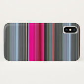 Abstract nummer 1: Cerise en grijs Case-Mate iPhone Case (Achterkant (horizontaal))