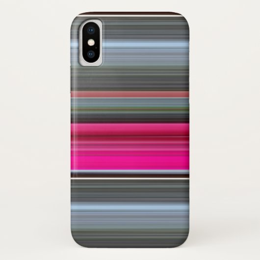 Abstract nummer 1: Cerise en grijs Case-Mate iPhone Case (Achterkant)
