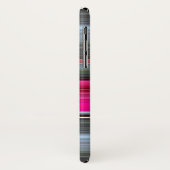 Abstract nummer 1: Cerise en grijs Case-Mate iPhone Case (Achterkant/links)