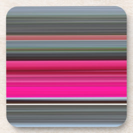 Abstract nummer 1: Cerise en grijs Drankjes Onderzetter