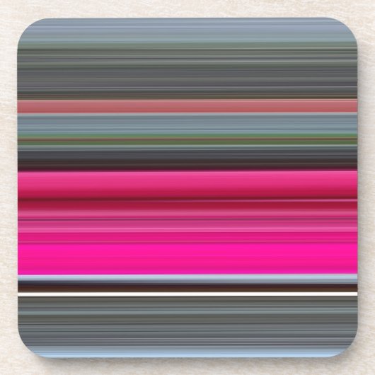 Abstract nummer 1: Cerise en grijs Drankjes Onderzetter (Voorkant)