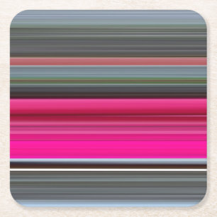 Abstract nummer 1: Cerise en grijs Kartonnen Onderzetters