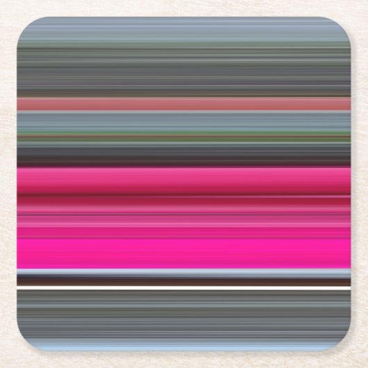 Abstract nummer 1: Cerise en grijs Kartonnen Onderzetters (Voorkant)