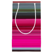 Abstract nummer 1: Cerise en grijs Klein Cadeauzakje (Voorkant)