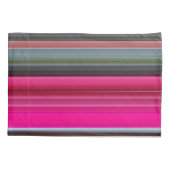 Abstract nummer 1: Cerise en grijs Kussensloop (Achterkant)