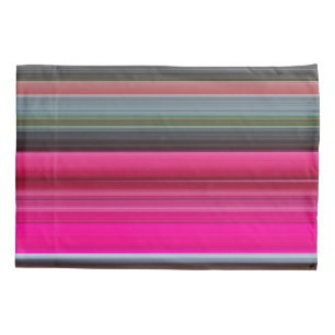 Abstract nummer 1: Cerise en grijs Kussensloop