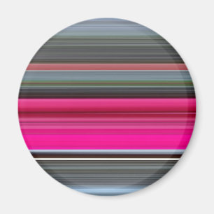 Abstract nummer 1: Cerise en grijs Magneet