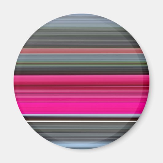 Abstract nummer 1: Cerise en grijs Magneet (Voorkant)