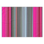 Abstract nummer 1: Cerise en grijs Tafelkleed (Voorkant (Horizontaal))