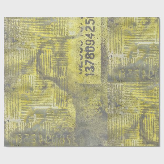 Abstract nummer één cadeaupapier (Vlak)