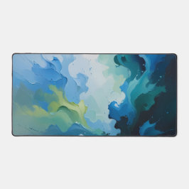 Abstract Ocean Breeze – Fluid Blue & Green Art Bureaumat