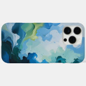 Abstract Ocean Breeze – Fluid Blue & Green Art Case-Mate iPhone Case (Achterkant (horizontaal))