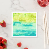 Abstract Ocean Watercolor Servet (Insitu)