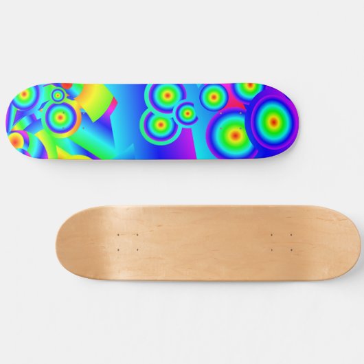 Abstract Ocean waves  Persoonlijk Skateboard (Horizontaal)