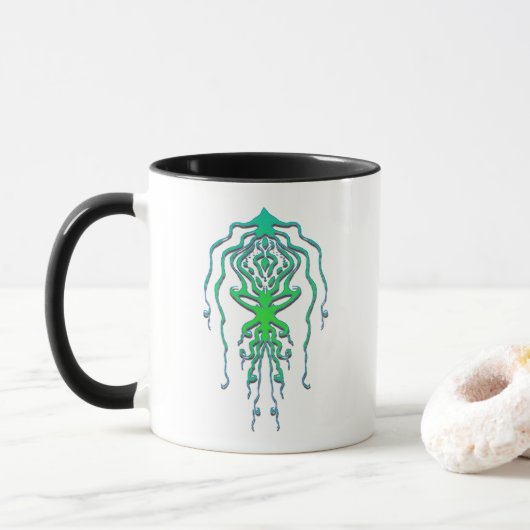 Abstract Octopus Tribal Squid Tattoo Design Mok (Met donut)
